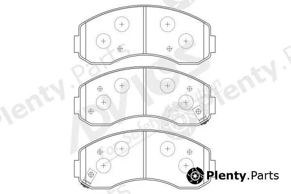 Advics-Sea R1N034Y — Brake Pad Set, disc brake