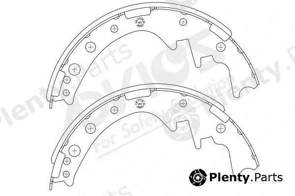 Advics-Sea A8N022Y — Brake Shoe Set