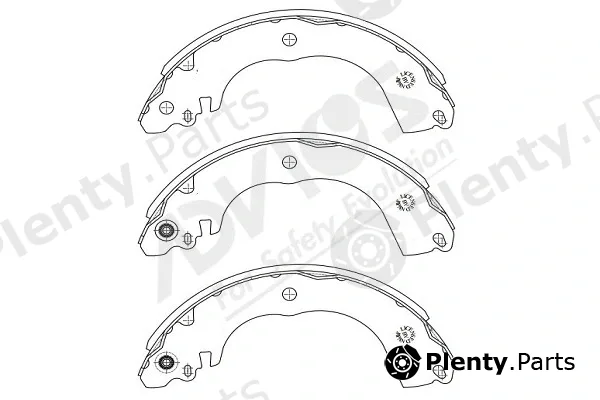 Advics-Sea D8N008Y — Brake Shoe Set