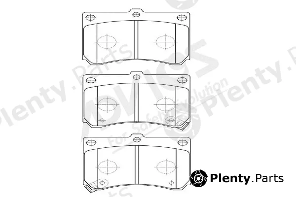 Advics-Sea E1N016Y — Brake Pad Set, disc brake