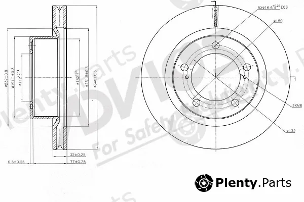 Advics-Sea A6F153 — Brake Disc