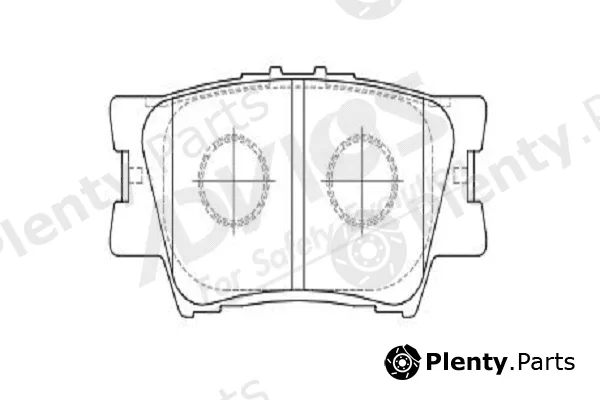 Advics-Sea A2N130Y — Brake Pad Set, disc brake