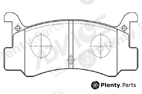 Advics-Sea E2N032Y — Brake Pad Set, disc brake