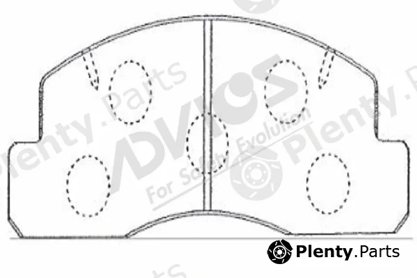 Advics-Sea A1N061 — Brake Pad Set, disc brake