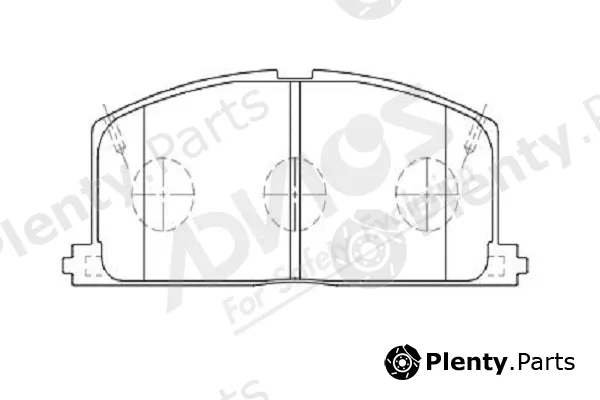 Advics-Sea A1N034Y — Brake Pad Set, disc brake