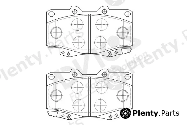 Advics-Sea A1N023Y — Brake Pad Set, disc brake