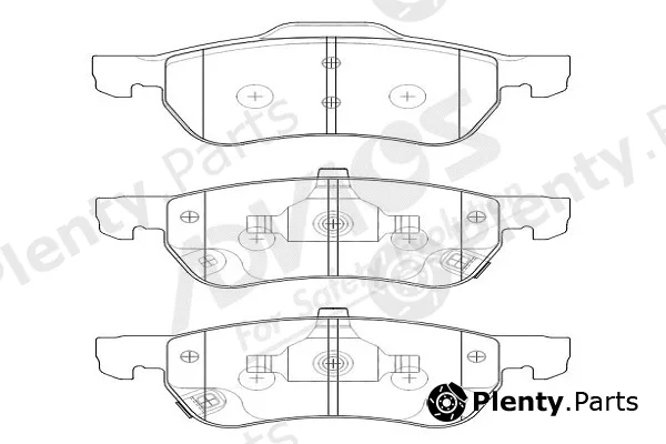 Advics-Sea L1N014Y — Brake Pad Set, disc brake