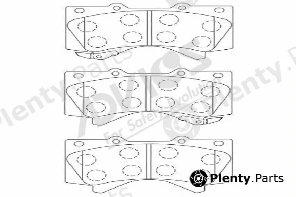 Advics-Sea A1N156 — Brake Pad Set, disc brake