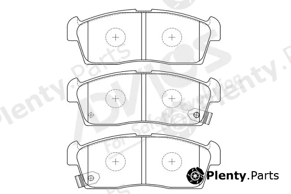 Advics-Sea F1N021Y — Brake Pad Set, disc brake