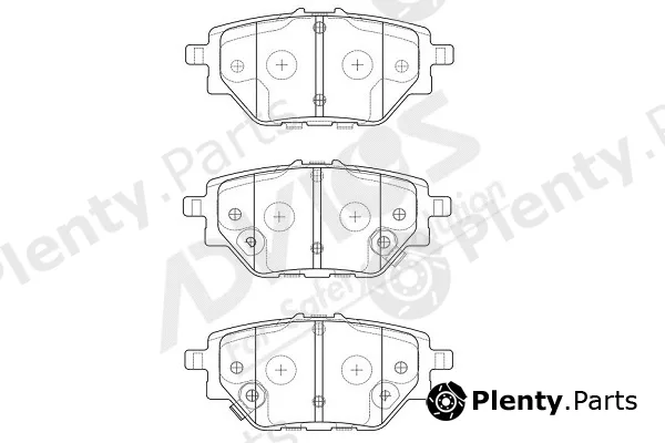 Advics-Sea L2N017Y — Brake Pad Set, disc brake
