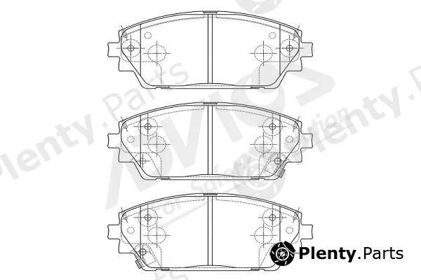 Advics-Sea E1N126Y — Brake Pad Set, disc brake