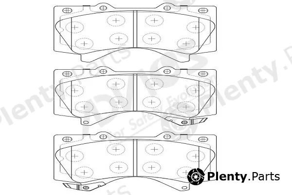 Advics-Sea A1N156Y — Brake Pad Set, disc brake