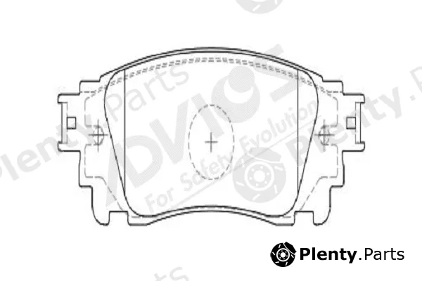 Advics-Sea A2N268Y — Brake Pad Set, disc brake