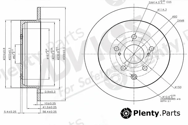 Advics-Sea A6R094 — Brake Disc