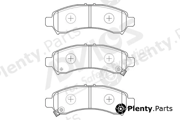 Advics-Sea G1N036Y — Brake Pad Set, disc brake