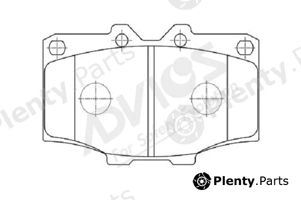 Advics-Sea A1N017Y — Brake Pad Set, disc brake