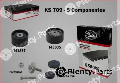 Gates-Br KS709 — Timing Belt Kit PowerGrip®
