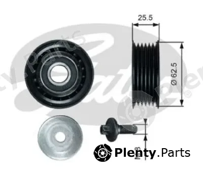 Gates-Br T36736 — Deflection/Guide Pulley, V-ribbed belt DriveAlign®