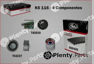 Gates-Br KS116 — Timing Belt Kit PowerGrip®