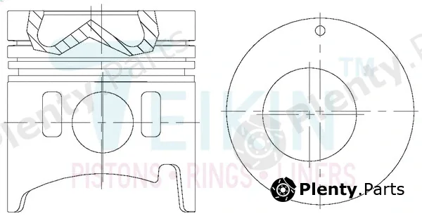 Teikin 43619A.050 — Piston