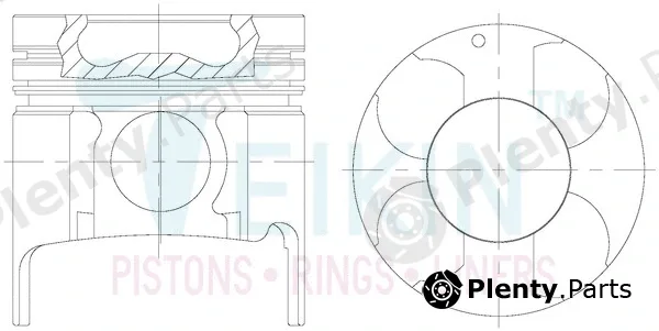 Teikin 56606A.STD — Piston
