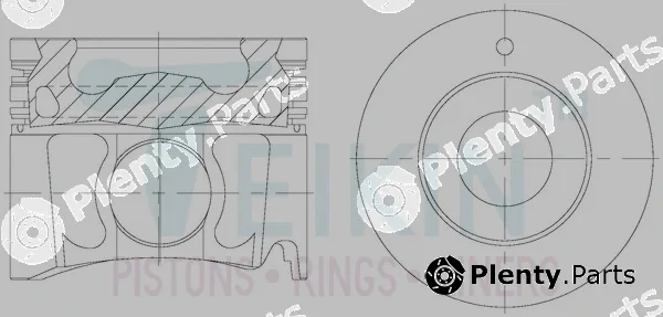 Teikin 44678AG.075 — Piston