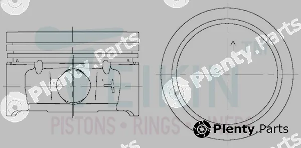 Teikin 67106.050 — Piston