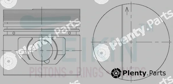 Teikin 29117.040 — Piston