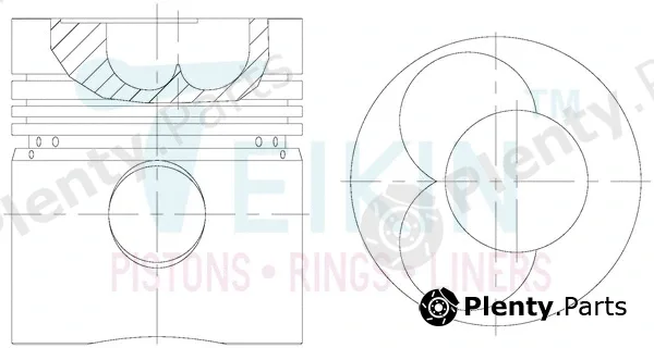 Teikin 28108.STD — Piston