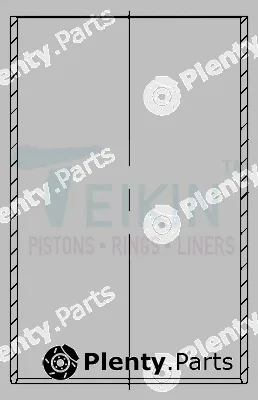 Teikin LSX-46103.STD — Cylinder Sleeve