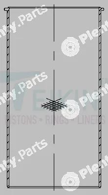 Teikin LFF-46231.STD — Cylinder Sleeve