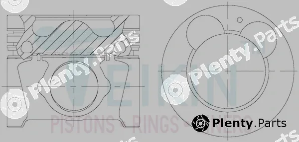 Teikin 51154AG.STD — Piston