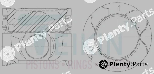 Teikin 46679AG.050 — Piston