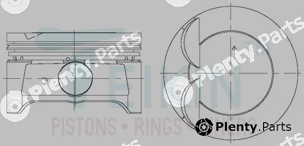 Teikin 67107.050 — Piston