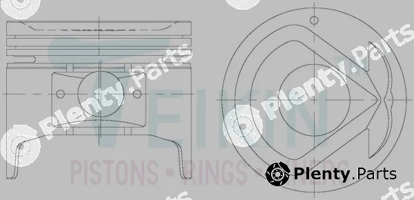 Teikin 39185.050 — Piston
