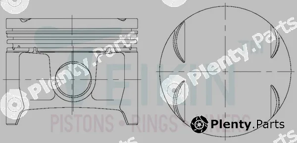 Teikin 70108.STD — Piston