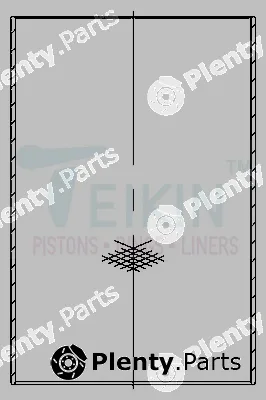 Teikin LFX-44297.STD — Cylinder Sleeve