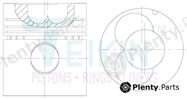 Teikin 28107.STD — Piston