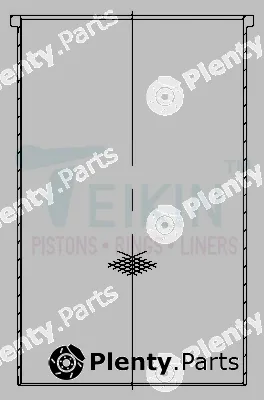 Teikin LFF-44267.STD — Cylinder Sleeve