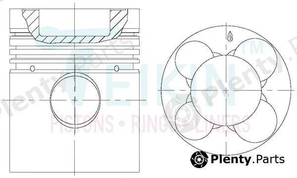 Teikin 29106.STD — Piston