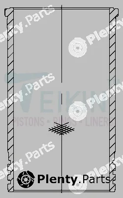 Teikin LFF-44605.STD — Cylinder Sleeve