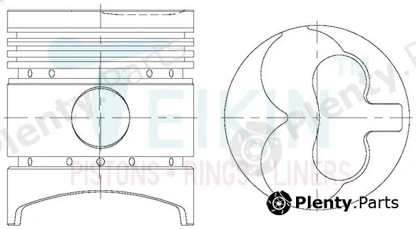 Teikin 44210-6.100 — Piston
