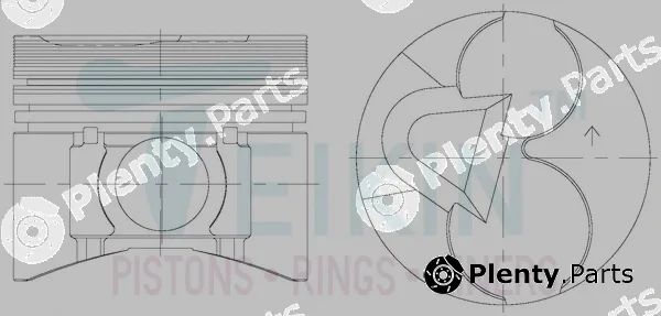 Teikin 51102.STD — Piston