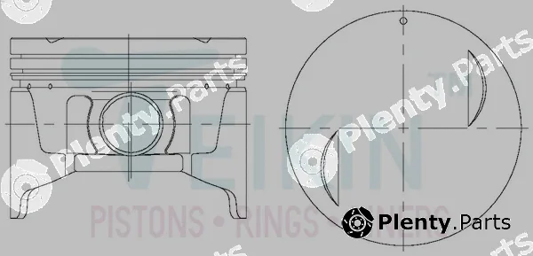 Teikin 44277.025 — Piston