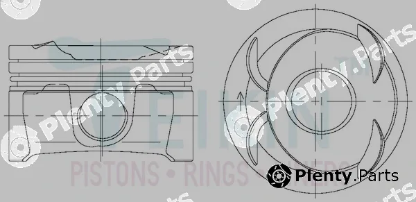 Teikin 48221.075 — Piston