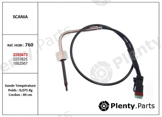 Hobi 760 — Lambda sensor Set SCANIA