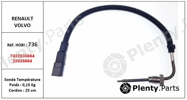 Hobi 736 — Lambda sensor Set RVI - VOLVO