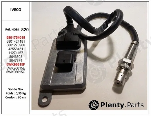 Hobi 820 — Lambda sensor Set IVECO