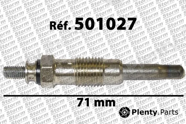 Storm Quality Parts 501027 — Glow Plug