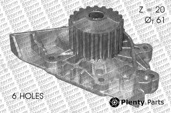 Storm Quality Parts PA12374 — Water Pump, engine cooling